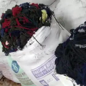 High-quality separated colour cotton waste for industries, supplied by Vedhika Enterprise in Coimbatore, Tamil Nadu.